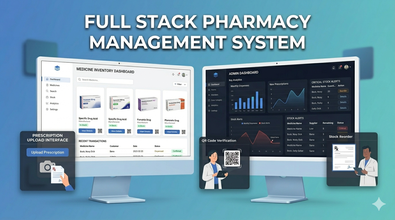 Full Stack Pharmacy Management System
